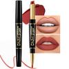 evpct 1Pcs Light Brown Lip Liner and Lipstick Set Kit for Women Matte Lips Kit with Lip Liner Lip Stains Long Lasting Waterproof 24 Hour Lipstick and Lip Liners Combo Lipliners Pencil Set 10# view 1