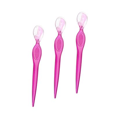 Outanaya 3pcs Stainless Steel Eyebrow Trimmers Eyebrow for Women Beauty Makeup Tools Portable Hair Tool