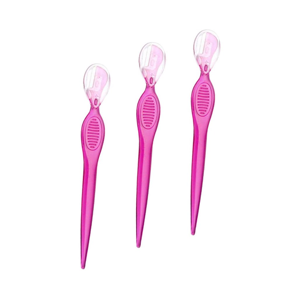 Outanaya 3pcs Stainless Steel Eyebrow Trimmers Eyebrow for Women Beauty Makeup Tools Portable Hair Tool