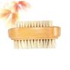 Healeved Double-sided Nail Cleaning Brush with Fine Bristles for Cuticles and Under-nail Dirt Removal Comfortable to Hold for Manicure and Exfoliating Hands and Feet Random Color Design view 2