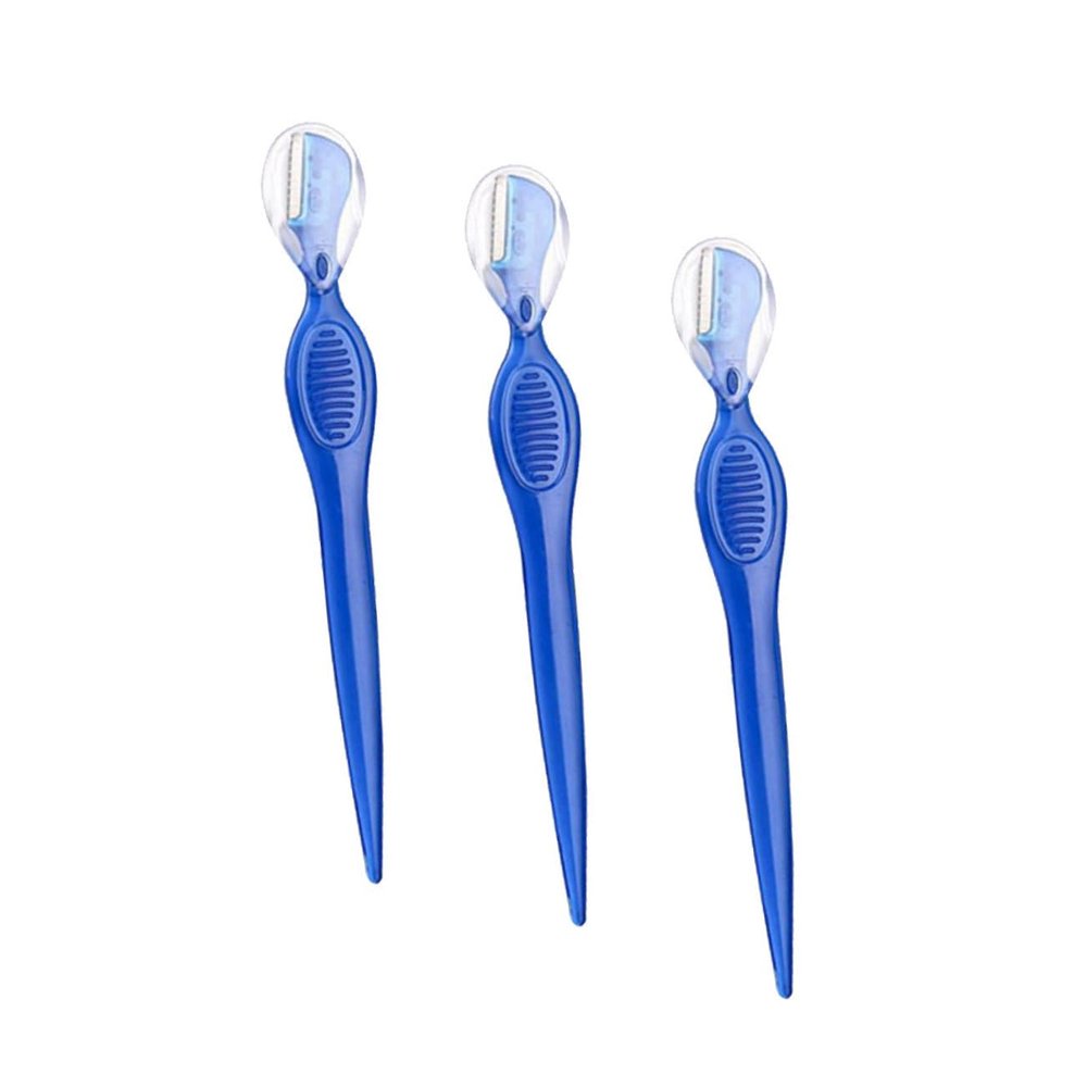 Outanaya 3pcs Stainless Steel Eyebrow Delicate Trimming Tools for Eyebrow Grooming Compact and Lightweight for Travel