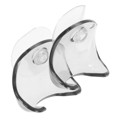 Healeved 2pcs Fusion Razor Holder Suction Cup Wall Mount Bathroom Shaver Holder Hair Tool Razor Stand