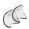 Healeved 2pcs Fusion Razor Holder Suction Cup Wall Mount Bathroom Shaver Holder Hair Tool Razor Stand view 1