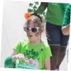 Gogogmee Patrick Day Shamrock Headband Glitter Cloth Comfortable Patrick Day Accessory for Parades Parties Hairband for Festive Celebrations view 3