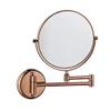 PLKXSEYUJ Makeup Mirror 8inch TwoSided Swivel Wall Mounted Mirror Extending Folding Bathroom Shaving Cosmetic Make Up Mirror (Color : #3) view 1