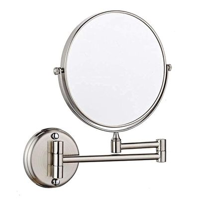 IIUUAYUVI Vanity Mirror,Makeup Mirror Vanity Mirror Bathroom Vanity Mirror,Beauty Mirror Wall-Mounted Mirror Makeup Mirror Folding Magnifying Double-Sided for Hotel Bathroom Cosmetic Mirror (Si