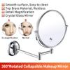 MUOBSBJRX Bathroom Makeup Mirrors Wall Mounted Magnifying Sturdy Double Sided Adjustable Cosmetic Shaving Vanity Extendable Swivel (Color : 8inch, Size : 3X) view 2