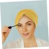SHERCHPRY 2pcs Comfortable Cotton Sleep Hats for Women Elastic Wide Brim Bonnets for Home Use Lightweight and Practical Chemo Caps view 4