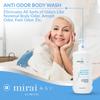 Mirai Clinical Body Odor Eliminator Bundle: Renewing Body Wash & Persimmon Soap Bar Set - Natural Deodorizing with Persimmon & Green Tea Extracts - Nonenal Elimination for Women & Men - 9.29 Fl oz Bod view 2