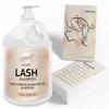 SVECKE Eyelash Shampoo, 128 fl.oz/3.78L, with 50 Lash Extension Aftercare Cards, Foaming Cleanser for Professional Salon and Home Use view 1