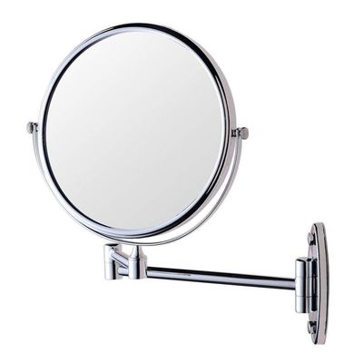 IJPDXOLBQ Cosmetic Vanity Mirror All-Copper Makeup Mirror 8-Inch Simple Wall-Mounted 3 Times Magnifying Mirror 360 Degree Swivel Vanity Mirror Lighted Magnifying
