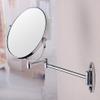 IJPDXOLBQ Cosmetic Vanity Mirror All-Copper Makeup Mirror 8-Inch Simple Wall-Mounted 3 Times Magnifying Mirror 360 Degree Swivel Vanity Mirror Lighted Magnifying view 2