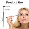 3pcs Mascara Fan Brush, Folding Angle Scalloped Lash Brush Eyelash Eyebrow Brush Fan Shaped Eyelash Brush Lash Wand Brushes Eyelash Comb Separator for Makeup Tools view 2