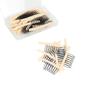 100 Pieces Wig Combs Wig Clips Wig Combs to Secure Wig 7-teeth Wig Accessories Tools For Making Wig Caps Wig Comb (Beige,100 Pcs)) view 1