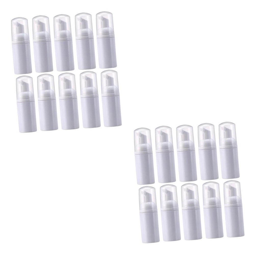 20 Pcs Bathroom Bubble Maker Bottle Foaming Soap Dispensers Foam Containers Refillable Bottles Travel Size Containers Pump Bottle Lotion Container Empty Bottles Face Wash Cosmetic