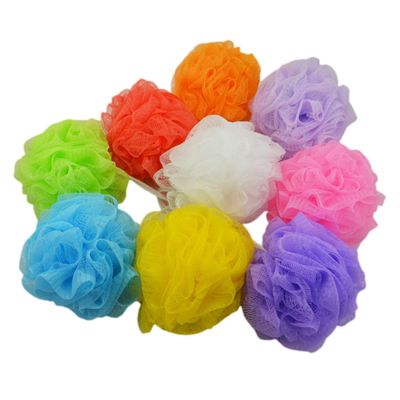 Healeved 8pcs Exfoliating Bath Balls with Hanging Rope Soft Mesh Shower Sponges for Gentle Cleansing and Skin Care Mixed Colors Each