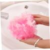 Healeved 8pcs Exfoliating Bath Balls with Hanging Rope Soft Mesh Shower Sponges for Gentle Cleansing and Skin Care Mixed Colors Each view 3