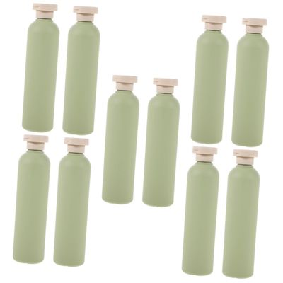 10 Pcs Shower Gel Bottle Shampoo Travel Container Refillable Toiletry Tubes Body Wash Dispenser Squeeze Bottles for Shampoo Toiletries Containers Cream Accessories Clamshell Pp