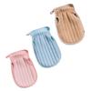 Outanaya 3-piece Bath Towel Set Face Scrubber Exfoliator Double-sided Shower Mitt Bath Mitts Adult Exfoliating Cleaning view 1