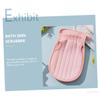 Outanaya 3-piece Bath Towel Set Face Scrubber Exfoliator Double-sided Shower Mitt Bath Mitts Adult Exfoliating Cleaning view 4
