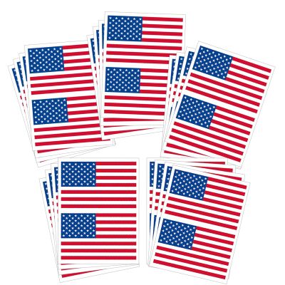 20 Sheet American Flag Temporary Tattoo, 4th of July USA Flag Face Tattoo Men Women Adult, Patriotic Fake Tattoo Sticker for Fourth of July, Independence Day, Memorial Day Party Supply, 40 Sticker