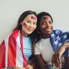 20 Sheet American Flag Temporary Tattoo, 4th of July USA Flag Face Tattoo Men Women Adult, Patriotic Fake Tattoo Sticker for Fourth of July, Independence Day, Memorial Day Party Supply, 40 Sticker view 4