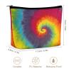 ducanll Rainbow Makeup Bag For Women-Cosmetic Bags Aesthetic Design Ladies Nature Tote Bag for Women,Travel Toiletry Bag with Zipper view 2