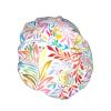 Yssammns Shower Caps, Colorful Otomi Print, Floral & Animal Pattern Double Layers Bath Hat for Women reusable shower cap for Hair Care view 2