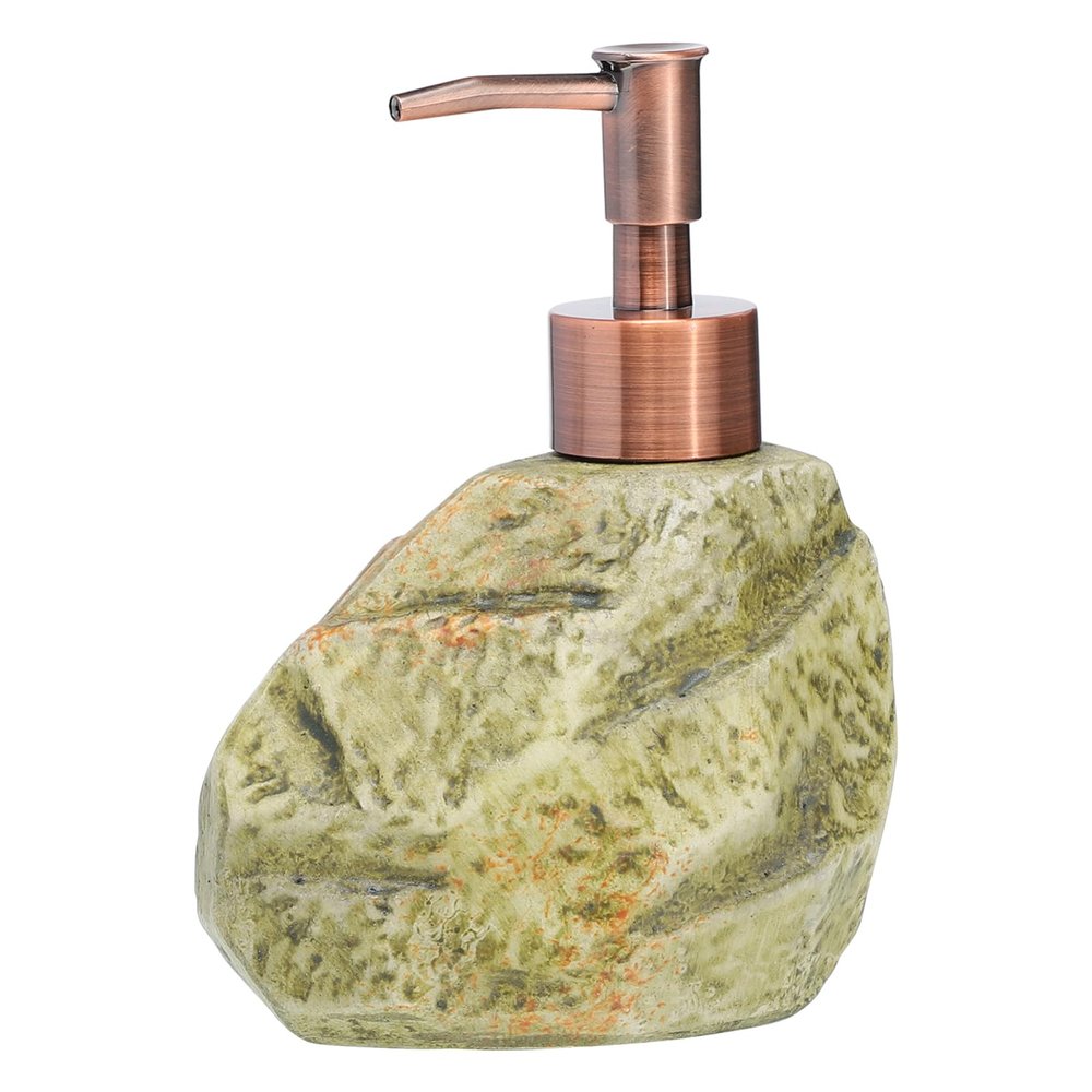 ABOOFAN 1pc Ceramic Press Bottle Empty Shampoo Container Hand Soap Bottle Lotion Bottle Shower Gel Bottle Stone Shampoo Bottle Lotion Container Shampoo Pump Bottle Liquid Soap Bottle