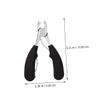 Healeved Practical Nail Clipper Stainless Steel Manicure Pedicure Tool for Ingrown Toenails Easy to Carry Store Professional Nail Trimmer for Men and Seniors view 3
