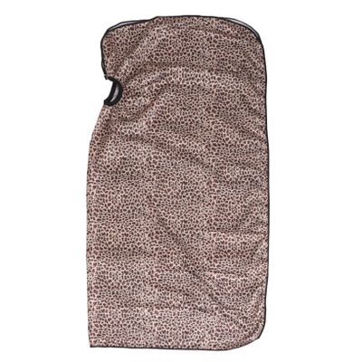 Outanaya 1pc Leopard Print Barber Cape Professional Hair Cutting Apron for Adults Slightly Static Stylish Hairstylist Gown for Salon Home Use