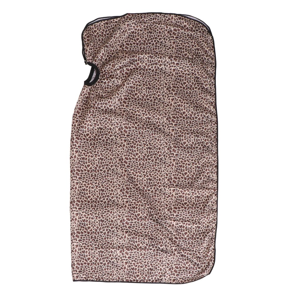 Outanaya 1pc Leopard Print Barber Cape Professional Hair Cutting Apron for Adults Slightly Static Stylish Hairstylist Gown for Salon Home Use
