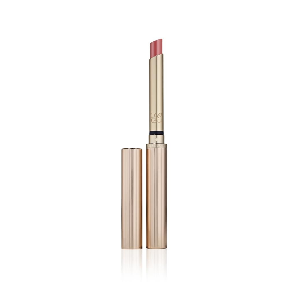 Este Lauder Pure Color Explicit Long-Lasting Slick Shine Slim Lipstick for Women | Plumping & Hydrating, 940 Without Pause