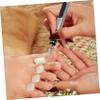 Healeved USB Rechargeable Electric Nail Grinder with Adjustable 3-Speed Settings Portable Cordless Engraving Pen for DIY Nail Art Jewelry Polishing and Craft Engraving view 2