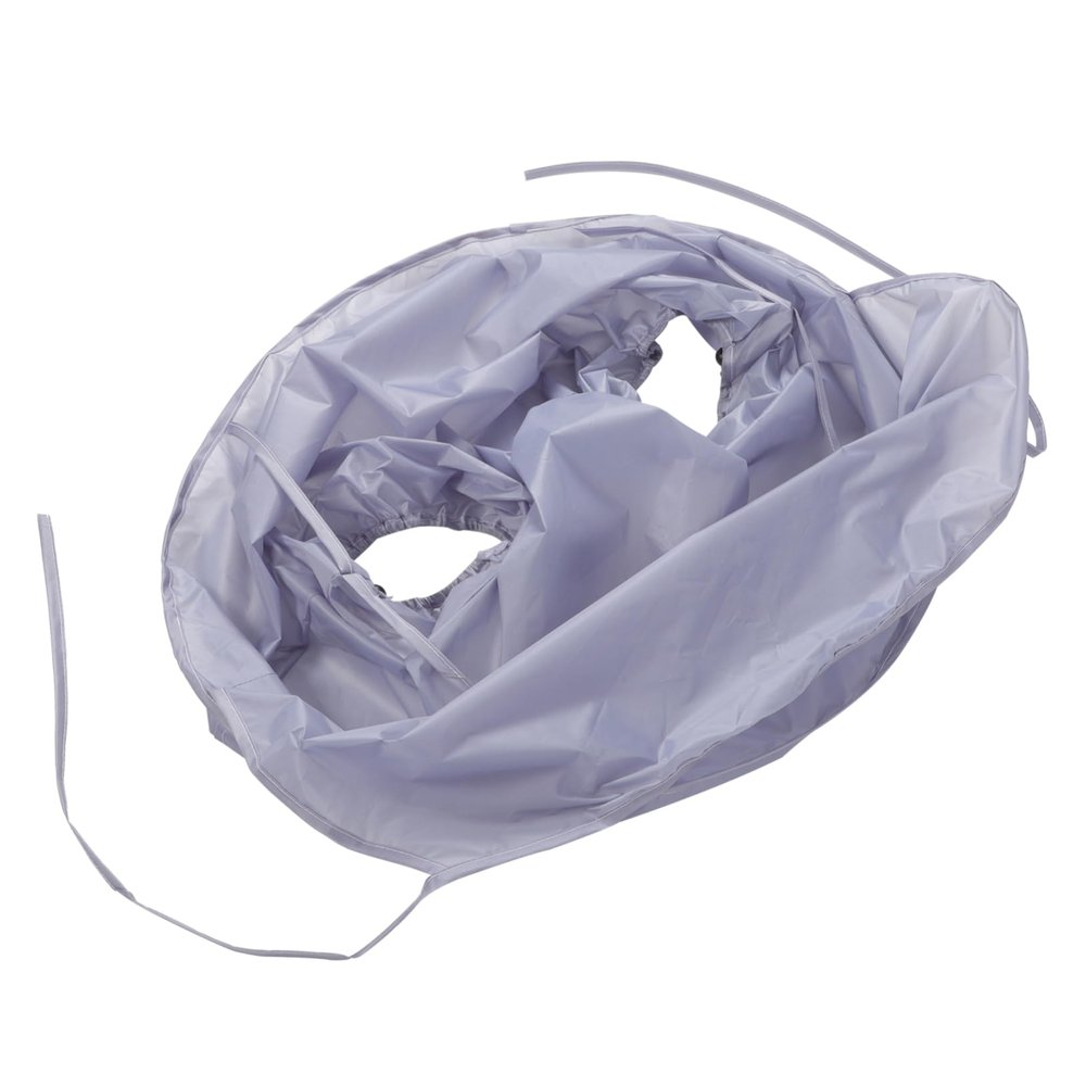 FRCOLOR Folding Leg Shaving Bib Portable Hair Catcher for Men Shaving Cape Easy to Store and Use for Travel and Outdoor Hair Trimming Gentle Skin