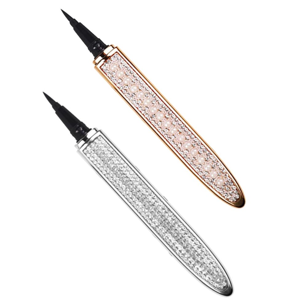 Didiseaon 2pcs Delicate Practical Eyeliner Pen Self-adhesive Eyeliners Eye Liner Makeup Accessories