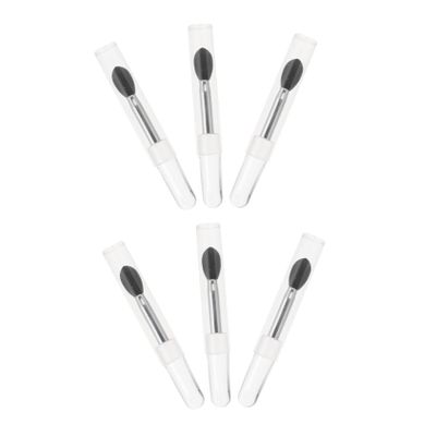 Healeved 6pcs Silicone Lip Mask Brush Makeup Applicators Eye Shadow Sponge Lipstick Lip Mask Tool Kit
