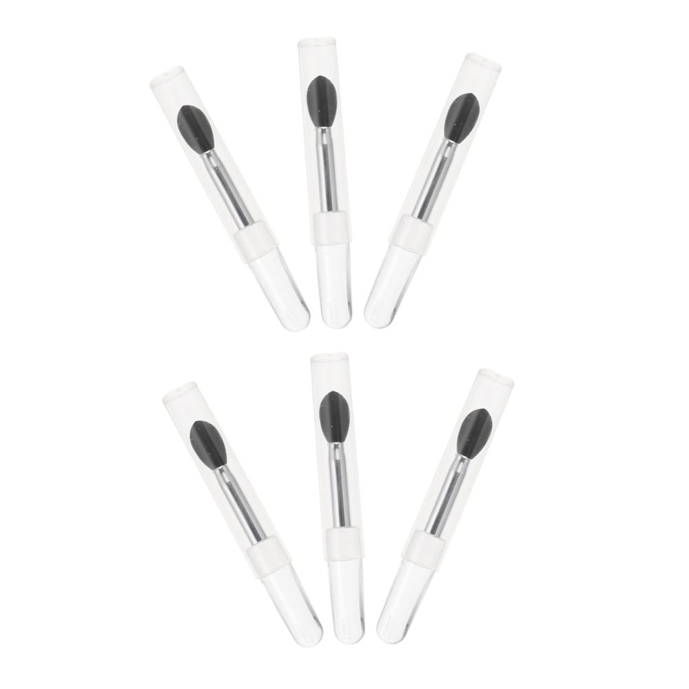 Healeved 6pcs Silicone Lip Mask Brush Makeup Applicators Eye Shadow Sponge Lipstick Lip Mask Tool Kit
