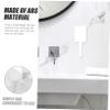 Didiseaon 4pcs Wall Mounted Holder No-drill Bathroom Storage Rack for Shaving Tools Shaving Stand Lightweight and Portable Organizer for Travel and Home Use view 2