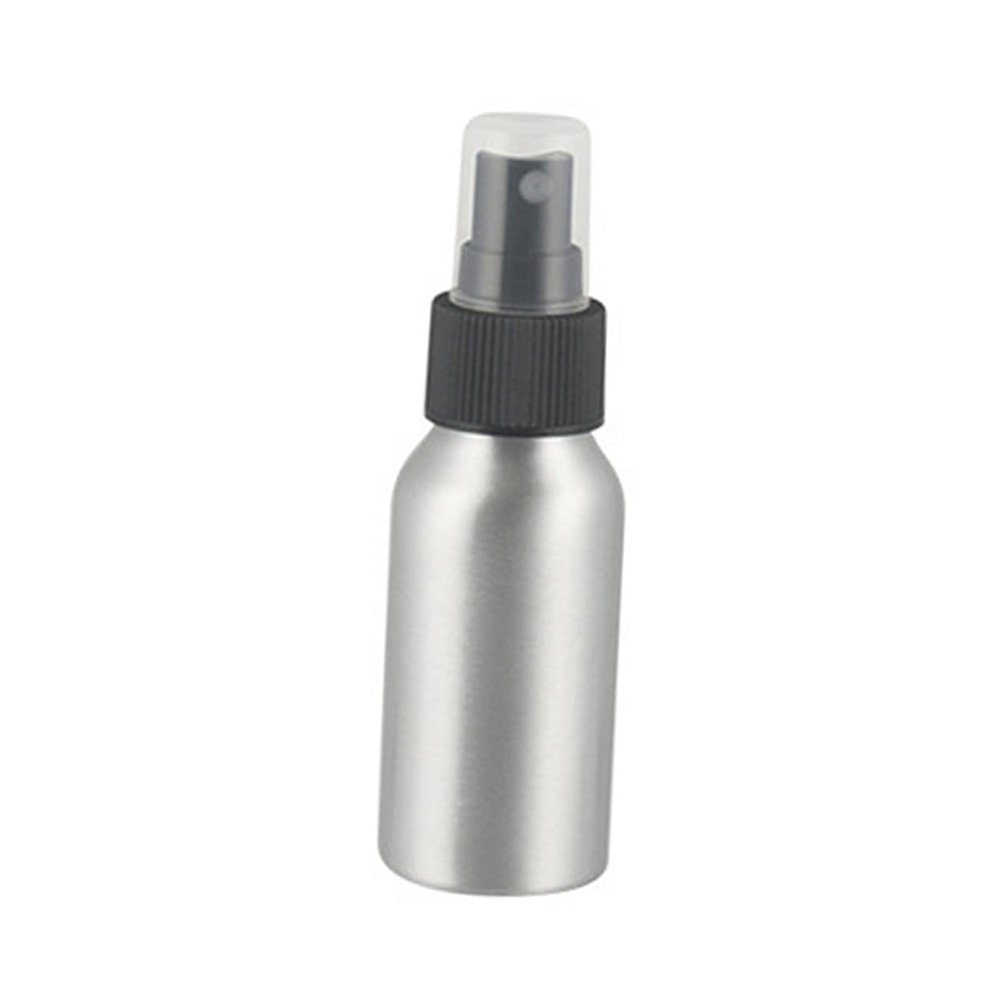 Outanaya Portable Aluminum Spray Bottle with Fine Mist Nozzle Refillable Travel Container for Perfume and Cosmetics Compact Design with Cap