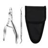 Healeved 1set Nail Clipper and Ingrown Toenail Tool Manicure Pedicure Kit for Home and Salon Use Rustproof Fingernail Cutter Protective Case view 1