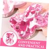 NOLITOY Silicone Exfoliating Body Scrubber Scalp for Daily Use Flexible Bath Brush for Hair Cleaning Rose Design for Loved view 2