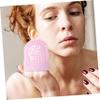 Healeved Cleansing Brush Soft Silicone Facial Exfoliator for Deep Cleaning Gentle Face Scrubber Tool for Women Portable and Lightweight Makeup Removal Brush Pink view 2