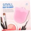 Healeved Cleansing Brush Soft Silicone Facial Exfoliator for Deep Cleaning Gentle Face Scrubber Tool for Women Portable and Lightweight Makeup Removal Brush Pink view 3