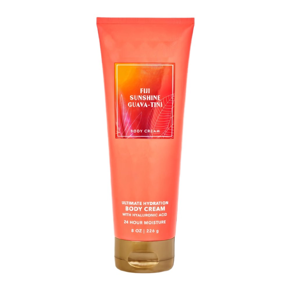 Bath and Body Fiji Sunshine Guava-Tini Ultimate Hydration Body Cream | 8 Oz