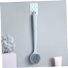 Healeved Long Handle Silicone Bath Scrubber Back Skin Scrubber for Shower Body Brush view 2