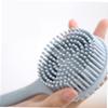 Healeved Long Handle Silicone Bath Scrubber Back Skin Scrubber for Shower Body Brush view 4