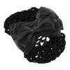 Didiseaon 2pcs Bow Hair Bun Covers Net Clips Stylish Hair Accessories for and Stewardesses and Adding Elegance view 1