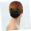 Didiseaon 2pcs Bow Hair Bun Covers Net Clips Stylish Hair Accessories for and Stewardesses and Adding Elegance view 2