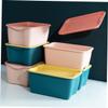 RORPOIR Nordic Style Desktop Storage Box Multi-purpose Makeup Organizer Material Eco-friendly for Cosmetics and Jewelry Keeps Your Space Tidy Dark Green view 4